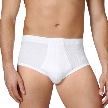 Calida Cotton 2 Midislip 20610 Hvid bomuld Medium Herre