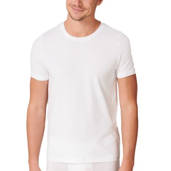 Schiesser Long Life Soft Crew Neck Hvid Large Herre