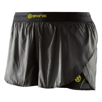 SKINS DNAmic Womens Superpose Short Sort/Gul Medium Dame