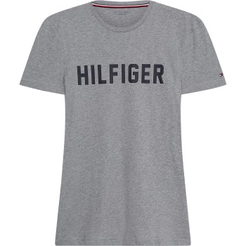 Tommy Hilfiger Tommy Original Crewneck SS Grå økologisk bomuld Large Herre