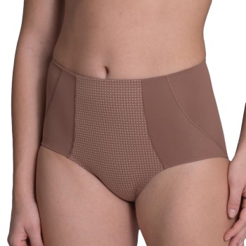Anita Trusser Clara Art Highwaist Brief Brun 36 Dame