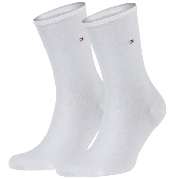 Tommy Hilfiger Strømper 2P Women Classic Casual Socks Hvid Str 35/38 Dame