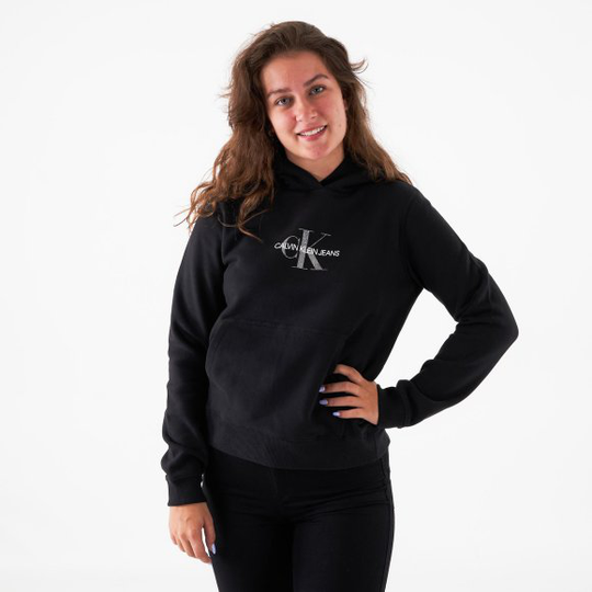 Glitter monogram hoodie