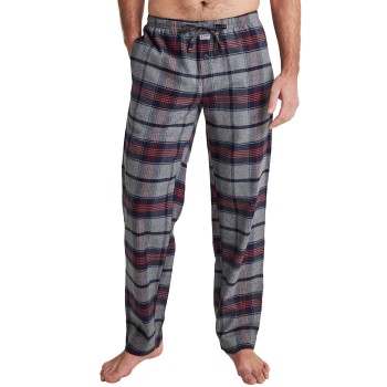 Jockey Pants Flannel Gråternet bomuld Large Herre