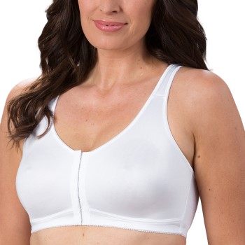 Trofe Edith Front Closure Bra Bh Hvid B 100 Dame