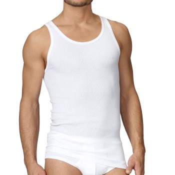 Calida Cotton 2 Men Top 10110 Hvid bomuld Medium Herre