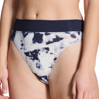 Calida Trusser Elastic Tai Hvid Mønster bomuld Small Dame