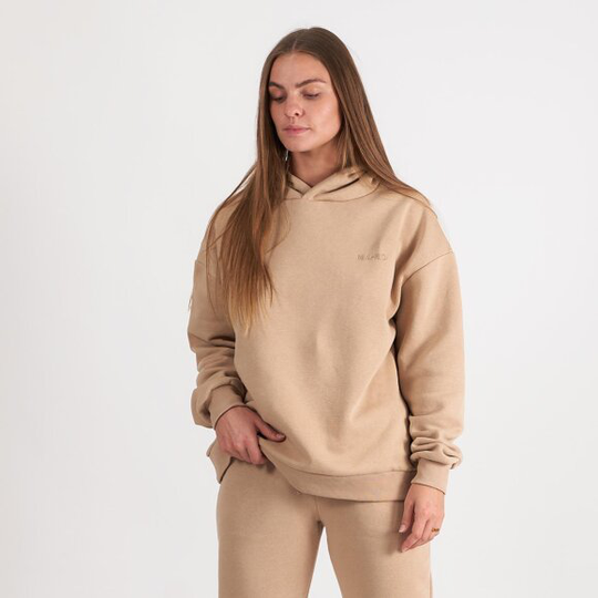 Organic logo oversize hood