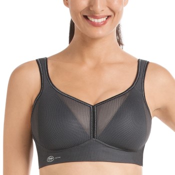 Anita Bh Active Air Control DeltaPad Sports Bra Mørkgrå A 65 Dame