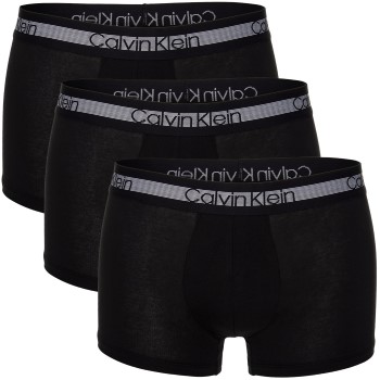 Calvin Klein 3P Cooling Trunk Sort bomuld Large Herre