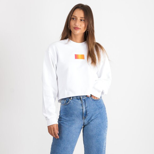 GRADIENT BADGE SWEAT