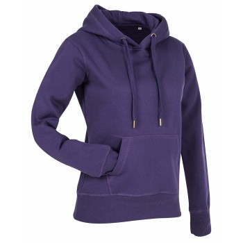 Stedman Women Active Sweat Hoodie Lilla Large Dame