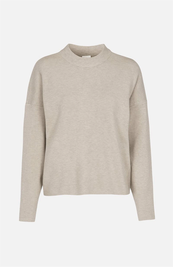 Fintstrikket sweater Olivinja