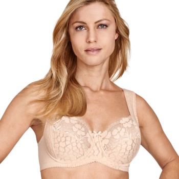 Miss Mary Jacquard And Lace Underwire Bra Bh Beige B 100 Dame