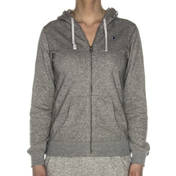 Champion Institutionals Hooded Full Zip Sweatshirt Grå Small Dame