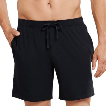 Schiesser Mix and Relax Shorts Sort Large Herre