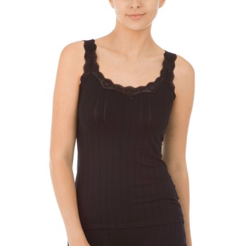 Calida Etude Toujours Tank Top Sort bomuld Large Dame