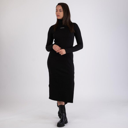 Brand rollneck dress