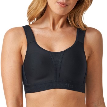 Abecita Bh Kimberly High Support Sports Bra Sort polyamid F 70 Dame