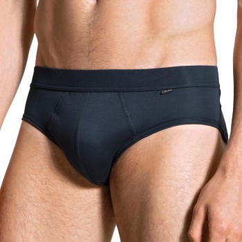 Calida Authentic Cotton Brief Mørkblå bomuld Large Herre
