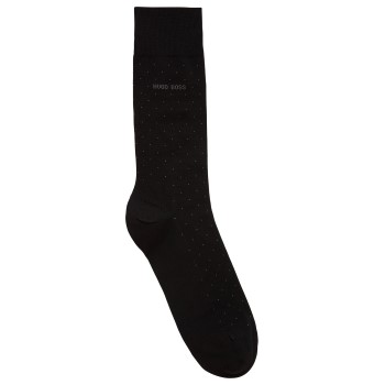 BOSS Business Mercerized Cotton George Dots Sock Strømper Sort Str 39/40 Herre