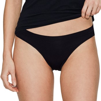 JBS of Denmark Trusser Organic Cotton Tai Brief Sort økologisk bomuld Large Dame