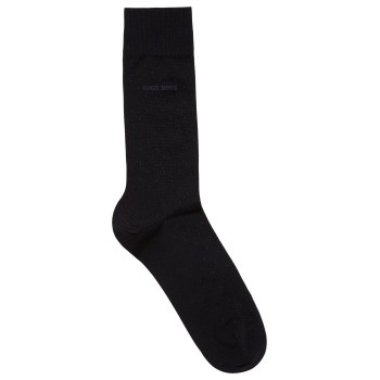 BOSS Business Mercerized Cotton George Dots Sock Strømper Marineblå Str 39/40 Herre