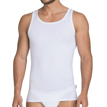 Sloggi For Men Basic Vest Hvid bomuld Small Herre