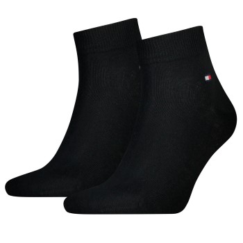 Tommy Hilfiger Strømper 2P Men Quarter Sock Sort Str 39/42 Herre