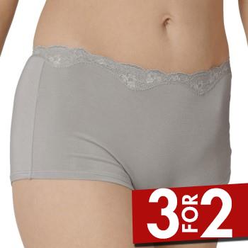 Triumph Trusser Touch Of Modal Short Sølvgrå modal Large Dame
