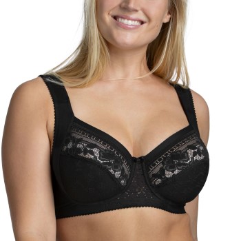 Miss Mary Cotton Star Underwired Bra Bh Sort C 100 Dame