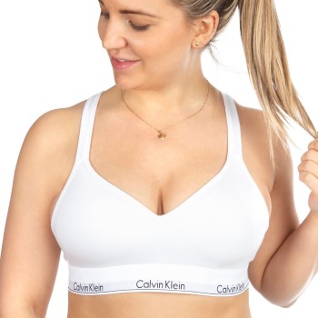Calvin Klein Bh Modern Cotton Bralette Lift Hvid Large Dame