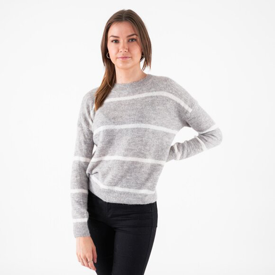 Femme alpaca stripe pullover