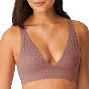 Sloggi Bh ZERO Feel Lace 2.0 Bra Top Lysbrun Large Dame
