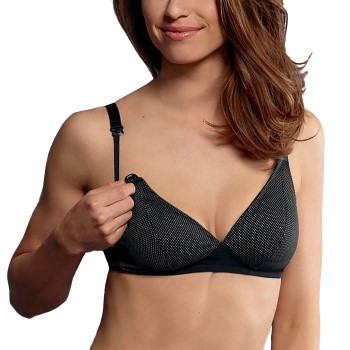 Anita Bh Miss Mimi Wirefree Nursing Bra Sort nylon B 75 Dame