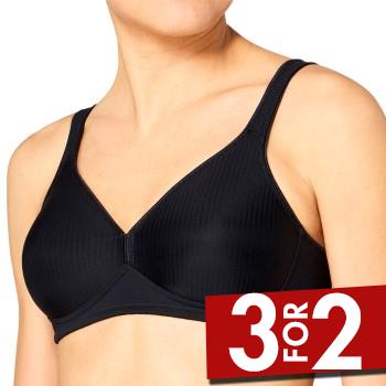 Triumph Bh Modern Soft Cotton Soft Bra Sort B 100 Dame