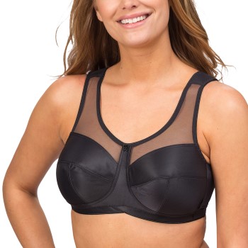 Trofe Rosie Wireless Bra Bh Sort B 100 Dame