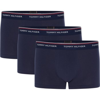 Tommy Hilfiger 3P Premium Essentials Low Rise Trunk Blå bomuld XX-Large Herre