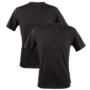 Calvin Klein 2P Modern Cotton Stretch Crew Sort bomuld Large Herre