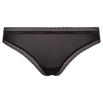 Calvin Klein Trusser Bottoms Up Refresh Thong Sort polyamid Large Dame