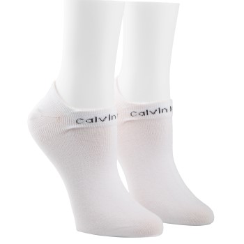 Calvin Klein Strømper 2P Leanne Coolmax Gripper Liner Socks Hvid Strl 37/41 Dame