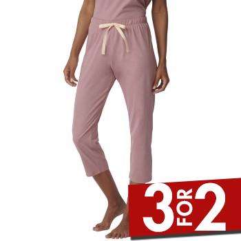 Triumph Lounge Me Cotton Capri Pants Rosa bomuld 36 Dame