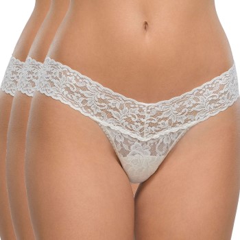 Hanky Panky Trusser 3P Low Rise Thong Benhvid nylon One Size Dame