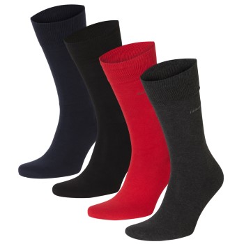 BOSS Gift Set CC Socks Strømper 4P Rød/Blå Str 40/46 Herre