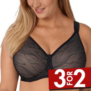 Triumph Bh Airy Sensation W01 Sort C 75 Dame