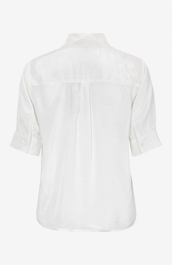 Viskosebluse med bindebånd Luna blouse