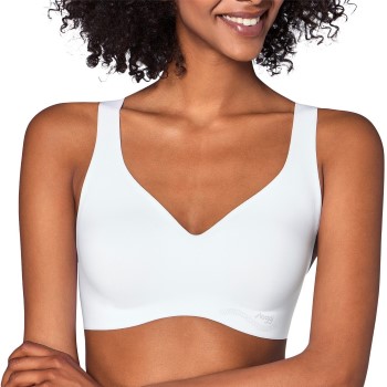 Sloggi Bh ZERO Feel Bralette Hvid Large Dame
