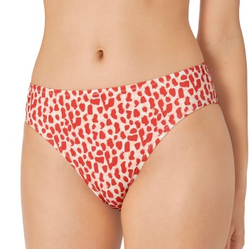 Sloggi Koh Tachai High Leg Bikini Brief Rød/Hvid Small Dame
