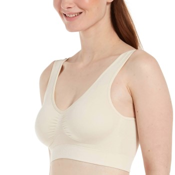 Magic Bh Comfort Bra Bamboo Creme Large Dame
