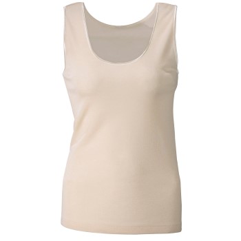Damella Wool And Silk Tank Top Vanille uld 38 Dame